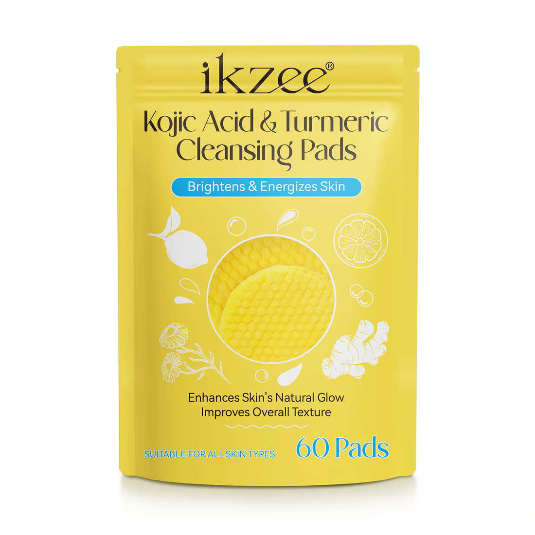 Turmeric Cleansing Exfoliating Pads Facial Cleansing Skincare
